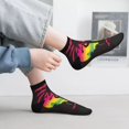 thumbnail image 2 of Naloa Flamingo And Palm Trees At Sunset Ankle Socks for Women Non Slip Socks No Show Socks Classic Low Cut Casual Socks Casual Socks, 2 of 7