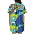 thumbnail image 3 of Lsque Scooby-Doo Women's Short-Sleeved Pajama Set - 2 Piece Soft and Lightweight Sleepwear Set-X-Large, 3 of 9