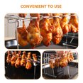 thumbnail image 3 of KAKOWELY Chicken Leg Wing Rack Stainless Steel Chicken Leg Rack Household Roast Stand Barbecue Tool,13.78X"X5.71"X4.72", 3 of 5