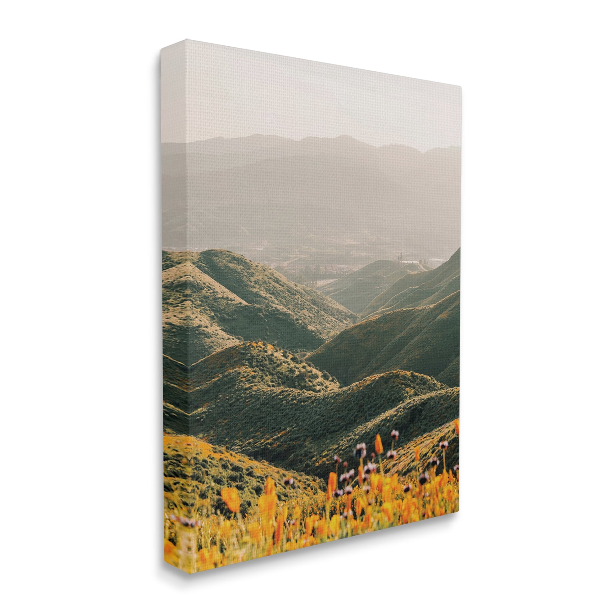 Stupell Industries Rolling Hills Meadow Landscape Landscape Photography Gallery Wrapped Canvas Print Wall Art