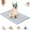 Grey, variant on Kobolaf Dog Cooling Mat, Kobolaf Cooling Mat, Contact-Cooling Design—soft and Durable, Multi-layered Structure and Easy to Maintain, Machine-Washable and Portable, Suitable for Dogs