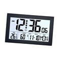 thumbnail image 4 of DOLITY Digital Alarm Clock Practical Backlight Desk Clock for Cafe Shop Living Room H181H black, 4 of 9