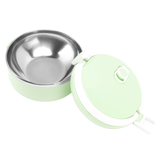 Termos Para Comida Caliente, Boîte à Lunch Thermique pour Aliments Chauds en Acier Inoxydable à une Seule Couche, Boîte Isolée Portable avec Boucle de Sécurité pour Adulte