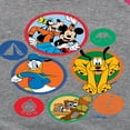thumbnail image 3 of Disney - Mickey & Crew Camping Badges - Toddler & Youth Girls Raglan Graphic T-Shirt, 3 of 5