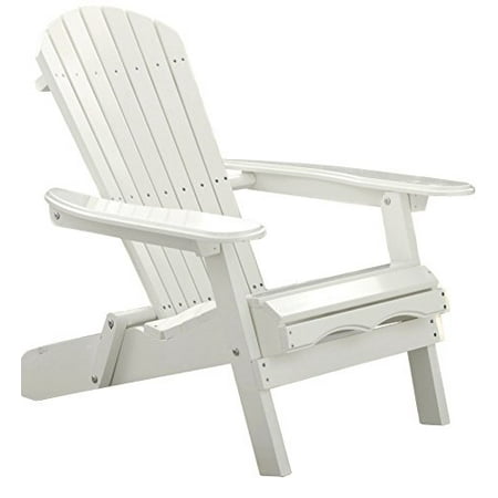 Merry Garden White Paint Simple Adirondack Chair - Walmart.com