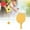 Jaune 1 Palette, variante sur Entraîneur de Tennis de Table Suspendu Coordination Oeil-Main 1 Bouton Dispositif d'Entraînement Palettes et Balles Pas Besoin de Table Tennis de Table Domestique Rose 4 Palettes