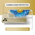 thumbnail image 6 of Case Yard iPhone-11-Pro Case Clear Soft & Flexible TPU Ultra Low Profile Slim Fit Thin Shockproof Transparent Bumper Protective Cover Drop Protective Cell Phone Cases (Blue Flower), 6 of 8