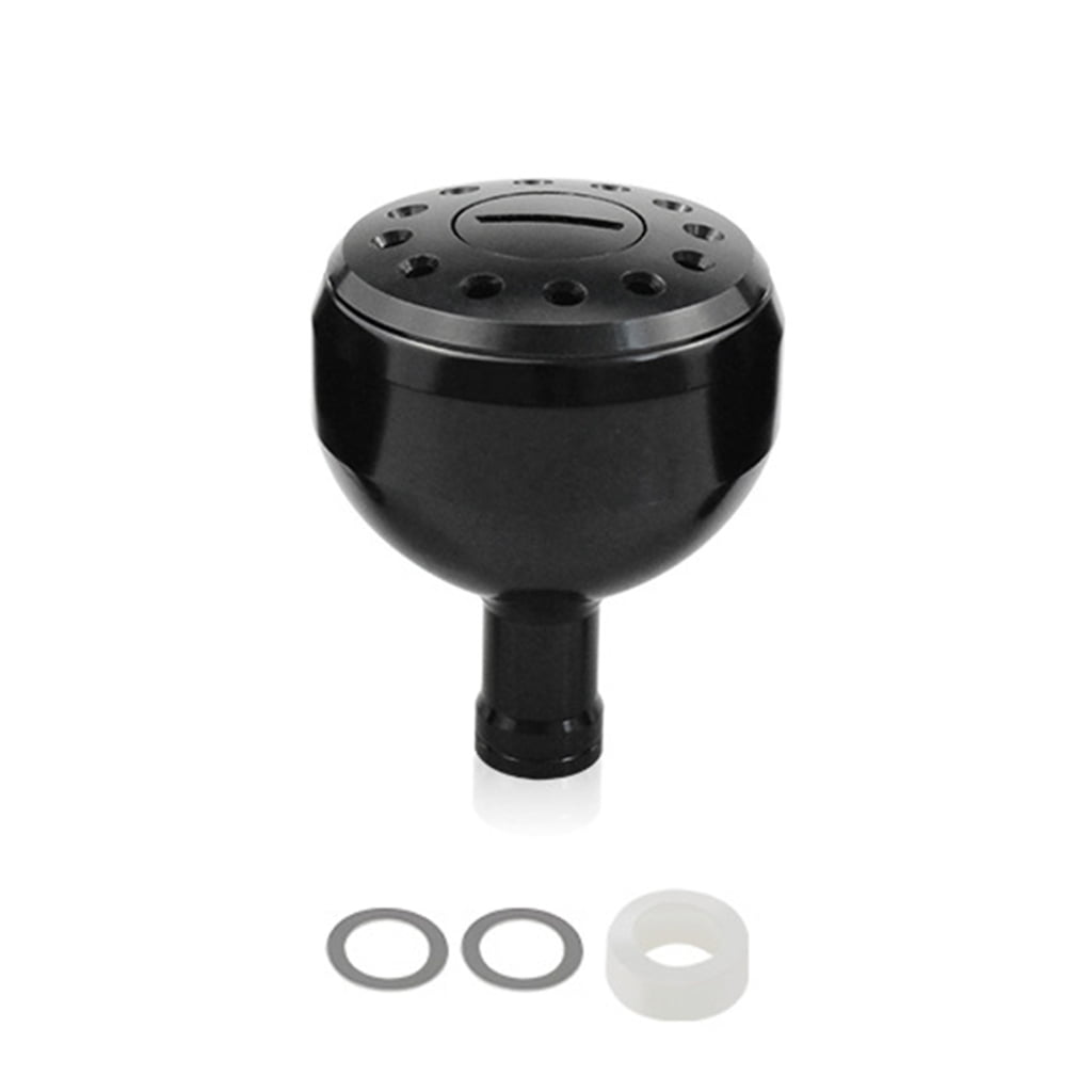 Aellinatey Fishing Line Wheel Handle Knob Grip Replacement Aluminum Alloy Baits Cast Reels Power Knob for Saltwater Freshwater