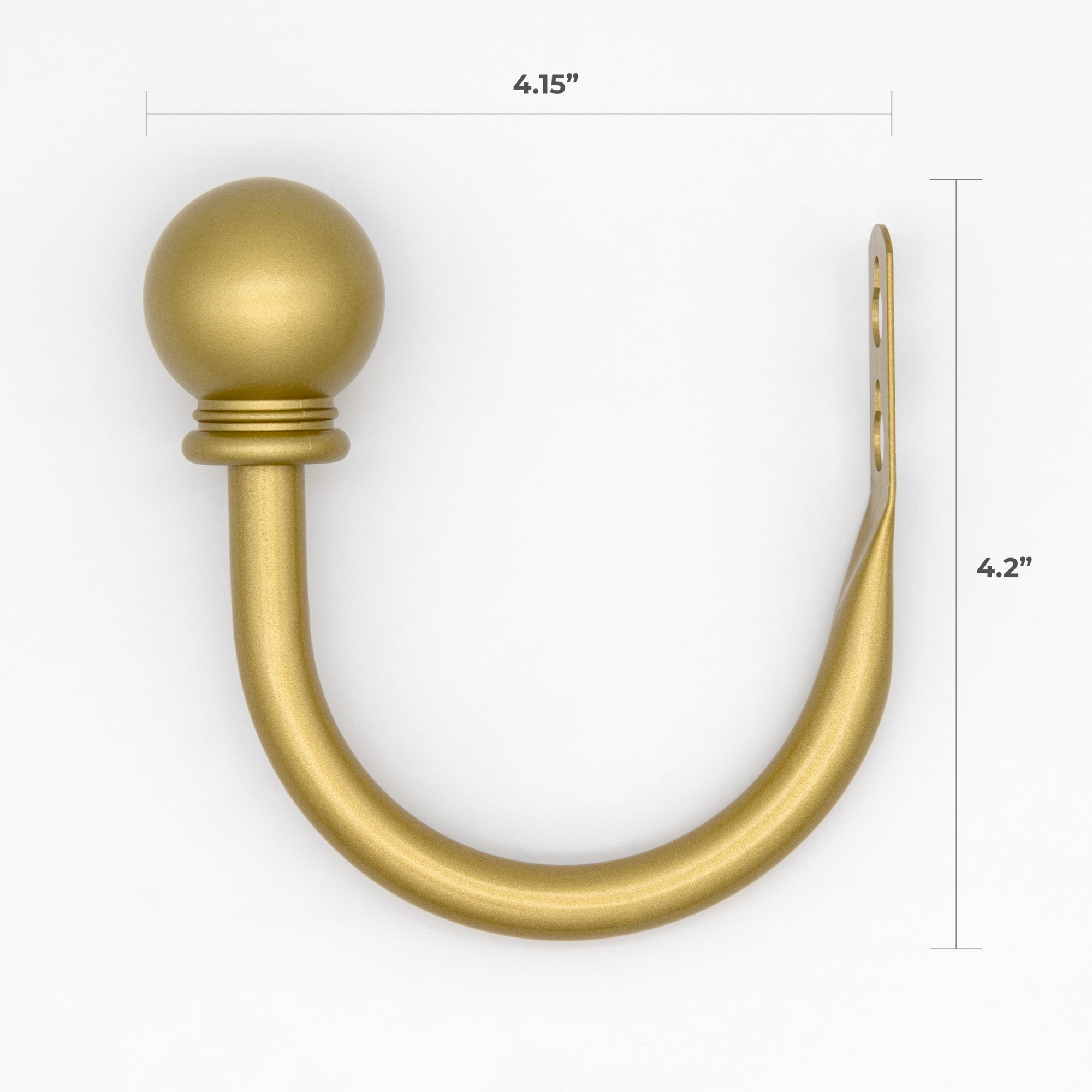 Mainstays Gold Ball Curtain Holdbacks, 2 Count