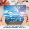 thumbnail image 6 of Better Office Products Winter - Greeting card set - 50 pieces - coldscape snow - 4 in x 6 in - 250 g/m������ - card stock, 6 of 6