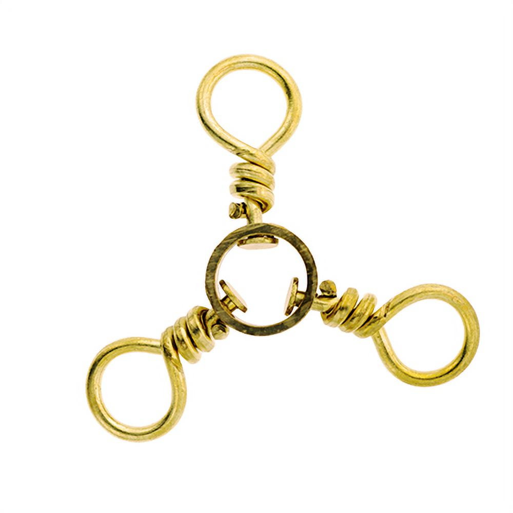 3-WAY SWVL 1/0 BRASS