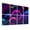 Color 3, variant on 8 Pack Art Acoustic Panels Sound Absorbing Abstract Glowing Blue Lights Connections Decorative Soundproof Wall Panels Self Adhesive for Nursery Game Room Bedroom 48"x32"