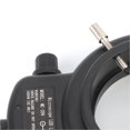 thumbnail image 4 of Lampe annulaire industrielle réglable à 144 LED pour microscope avec coque noire, 4 of 4
