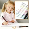 thumbnail image 4 of Assorted Colors Highlighter Set Marker Pens Double Line Pen Color Hand Account Pen Dream Metal Pen Hand-painted 24 Color Highlighter Marker Pen 10ML, Christmas Gifts, 4 of 9