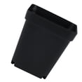 thumbnail image 6 of NFTIGB Plastic Square Plant Pot Planter 3.15 in / 8 cm with Tray Succulent Container Black, 6 of 9