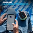 thumbnail image 3 of JLab Pop Party Portable Bluetooth Speaker, 5W, 8 Hour Playtime, RGB Lighting, Splashproof, Black, 3 of 12
