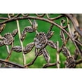 thumbnail image 5 of Bronze Metal Rose Garden Bench, 5 of 5