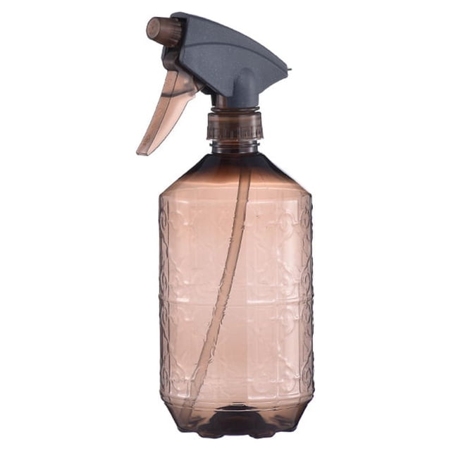 Matsuzay Botella rociadora de plástico transparente, rociador de niebla de 800ml, boquilla ajustable para jardinería, limpieza de jardín de Jardín y Patio