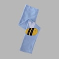 thumbnail image 4 of NAISIBABY Toddler Girls Leggings, Slim Elastic Cotton Stretch Cute Graphic Dance Yoga Tight Pants Light Blue 7T, 4 of 4