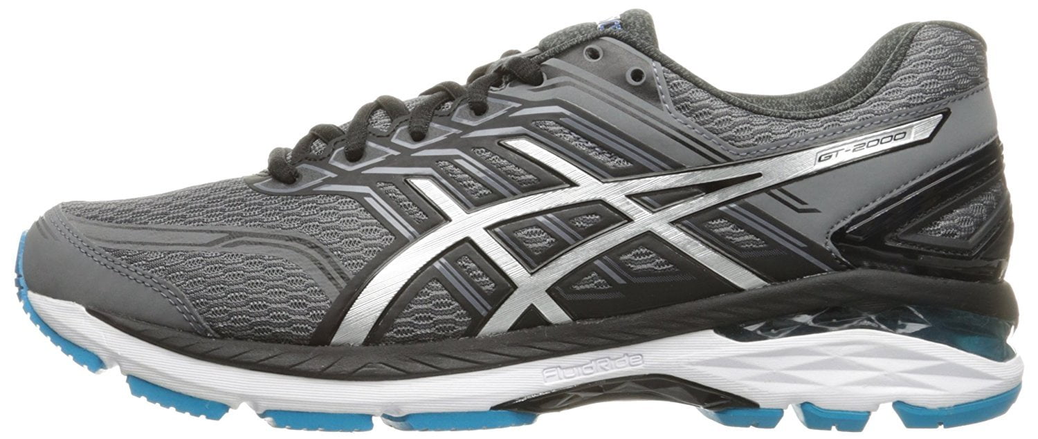 Asics Men's Gt-2000 Silver Black Hot Orange Ankle-High Running