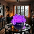 thumbnail image 4 of Halloween Decorations Indoor - DIY Bubbling Cauldron Set with Light, Halloween Hocus Pocus Party Decor Black Plastic Candy Bowl Decor Bucket Decorations for Home Mantle Kicthen, 4 of 6