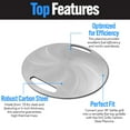 thumbnail image 6 of SnS Grills Slow 'N Sear® Rotating Plancha Griddle 22" — Carbon Steel Flat-Top Smashburger Griddle for Weber 22-Inch Kettle, Swivels for Easy Access, 6 of 6