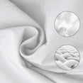 thumbnail image 3 of Cortina de Baño Tela, Cortina Regadera Antimoho Lavable a Máquina, Cortina de Ducha Impermeable con Ojales de Metal & 12 Ganchos, Shower Curtain para Hoteles,Casa(Blanco), 3 of 4