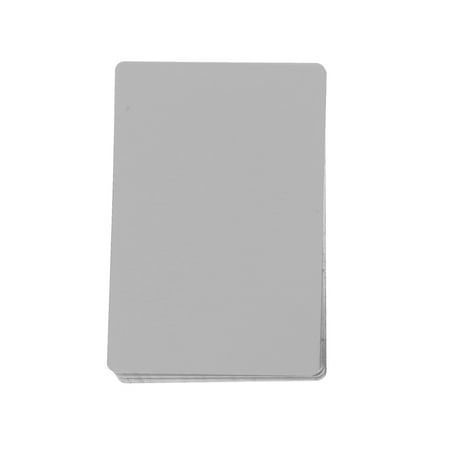 

Printable Blank Business Cards Metal Flat Tags for DIY Vip Card Gift Card 50PC