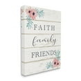 thumbnail image 3 of Stupell Industries Faith Family Friends Pink Flowers Country Plank Pattern, 36 x 48,Design by Elizabeth Tyndall, 3 of 5