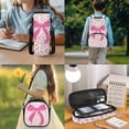 thumbnail image 3 of Pzuqiu Pink Leopard Bow School Backpack Set for Kids with Lunch Bag 17 Inch Book Bags for Girls 10-12 Years Old, Schoolbag for Boys Pencil Bag Water Bottle Bag School Bookbag Sets, 3 of 7