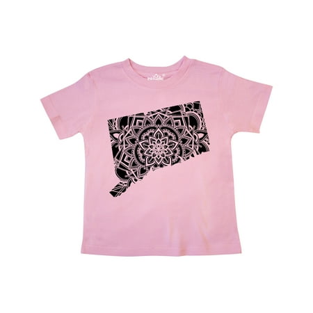 

Inktastic Connecticut Silhouette Mandala Gift Toddler Boy or Toddler Girl T-Shirt
