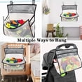 thumbnail image 4 of YAOMOBB Mesh Bath Toy Bag Baby Bath Toy Organizer Multiple Pockets Easy Hanging for Toys Shampoo, 4 of 7