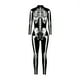 thumbnail image 3 of Disfraz Premium Body con estampado Digital de esqueleto en 3D, ropa de fiesta de retazos de estilo gótico para mujer Kuymtek Negro T M para Mujer, 3 of 7