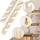 thumbnail image 5 of 2 percheros de madera para pared, organizador de gorras de béisbol, soporte de pared para gorras, perchero vertical para armario., 5 of 5