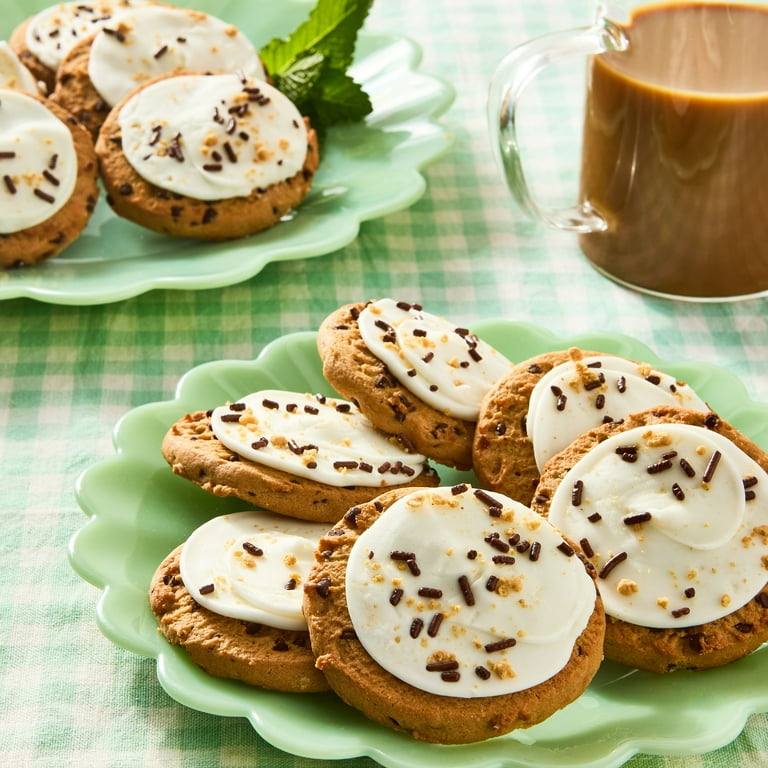 Freshness Guaranteed Baked S'mores White Frosted Sugar Cookies