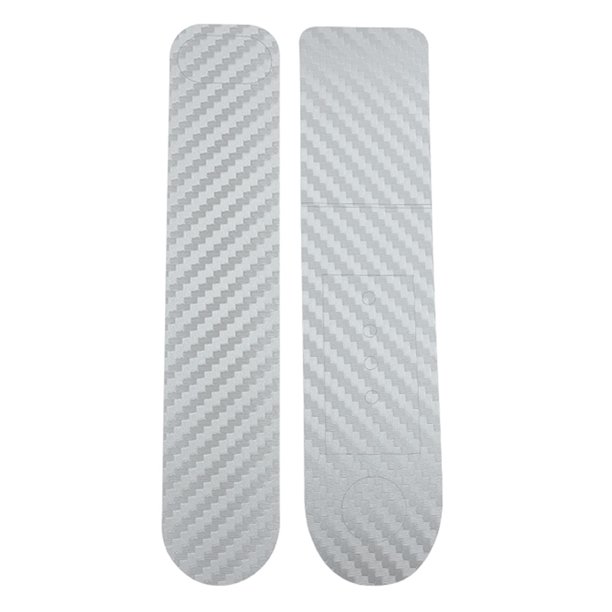 Película Protectora Tmvgtek 2 Uds Scooter Fibra De Carbono Pegatina Impermeable Proteger Película Calcomanía (Plata)