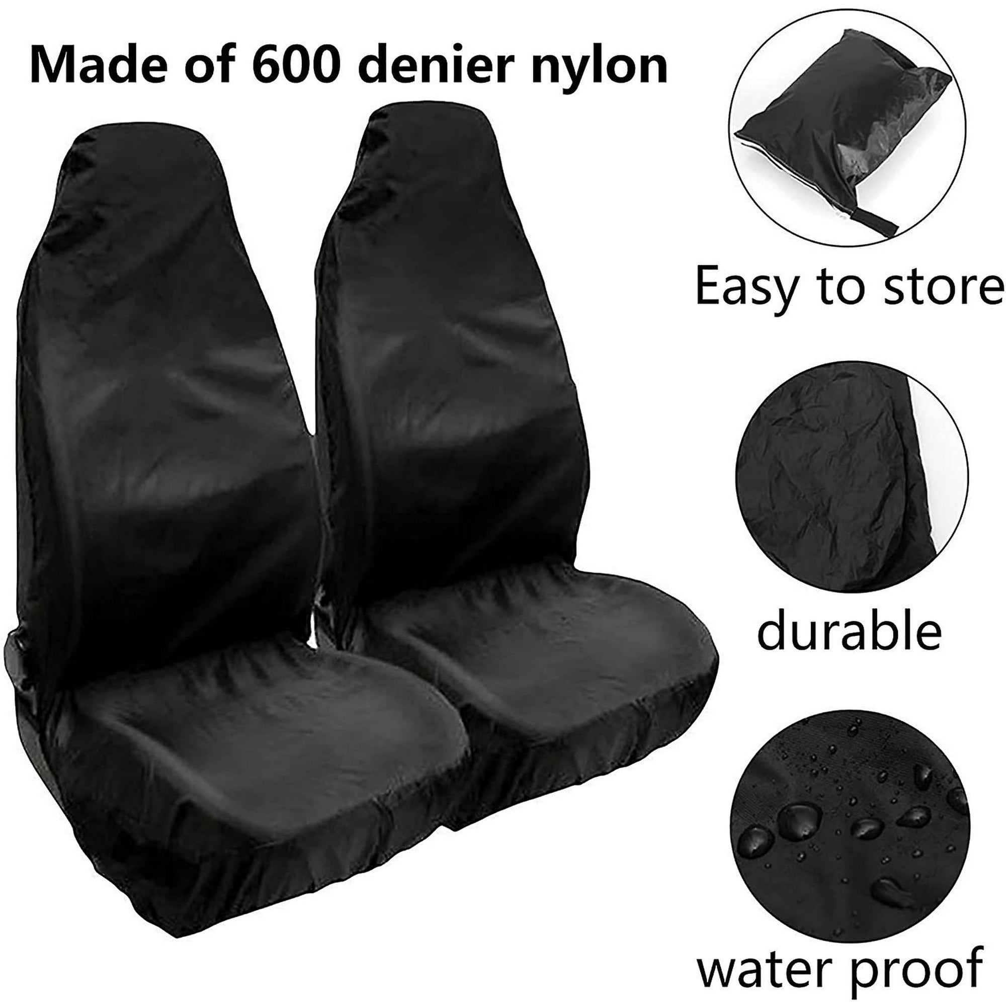 2 Pack Universal Car Front Seat Covers Waterproof Nylon Protectors Fits Most Walmart