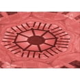 thumbnail image 1 of Ahgly Company Machine Washable Indoor Rectangle Transitional Red Area Rugs, 7' x 10', 1 of 7