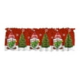 thumbnail image 2 of Christmas Window Curtain, Festive Decorations, Exquisite Christmas Style Window Drapery for Holiday Decor, Red Polyester Holiday Window Treatment, 2 of 7