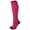 Pink (8-15 mmHg), variant on Dr. Shams Unisex Knee-High Compression Socks Solid Colors Nylon Sports