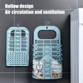 thumbnail image 4 of ievspot Collapsible Laundry Hamper Wall Mounted Clothes Organizer Foldable Laundry Basket Breathable Mesh Storage Organizer Wall for Bathroom for Small, 4 of 8
