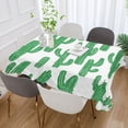 thumbnail image 2 of Yayeee Tablecloths for Rectangular Tables 60 x 120 inch Party Table Cover, Cactus Pattern, 2 of 6