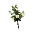 thumbnail image 5 of WLPZXP Artificial Camellia Tree 34.65inch Sturdy with Spike for Home Wedding Garden White, 5 of 9
