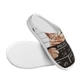thumbnail image 3 of Disketp Cat Holding Mugshot Sign Women's Men's Slippers Plush Slip-On House Slipper for Winter Indoor Soft Cushion Non-slip Fluffy Slides Slippers-13, 3 of 7