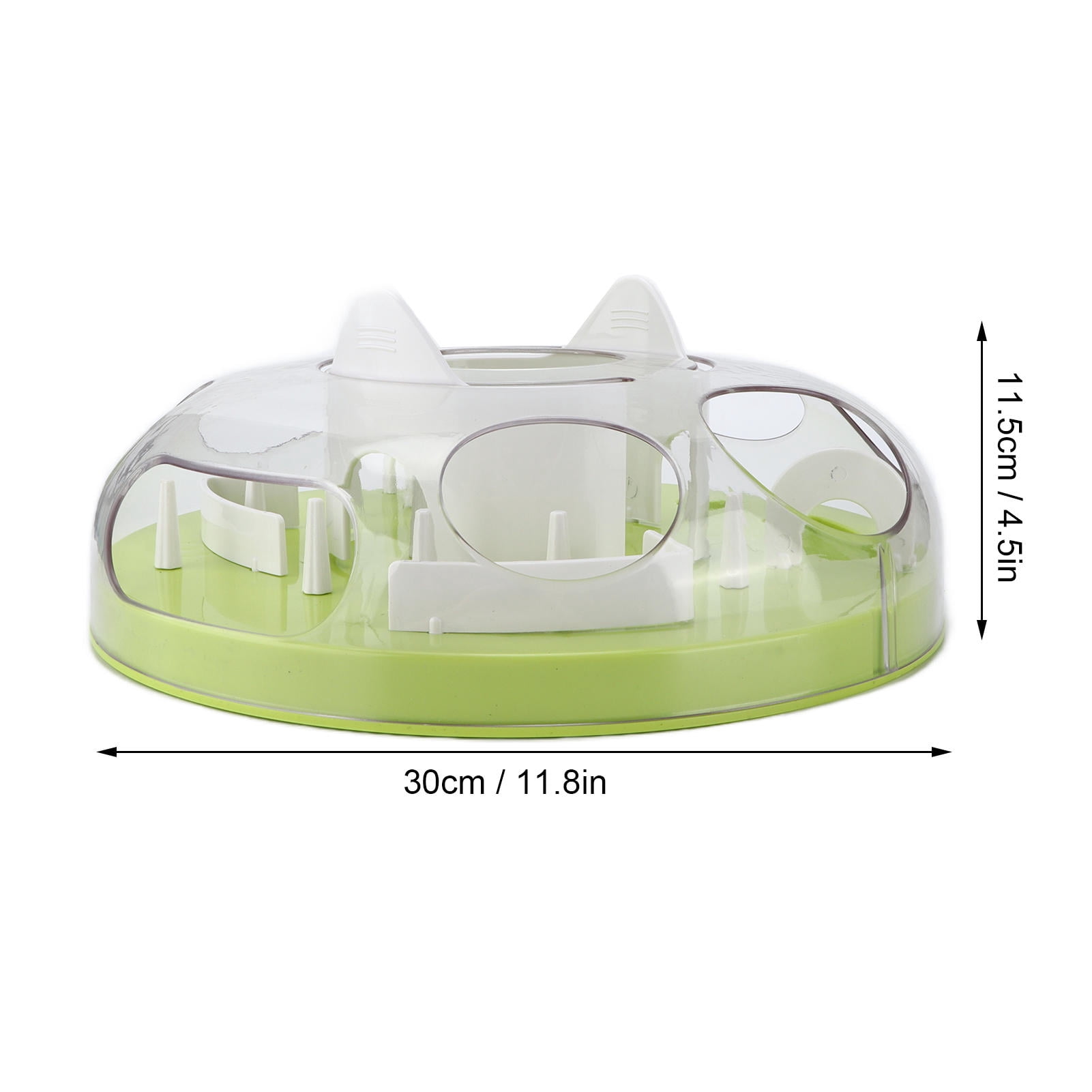 BOKYAN Pet Maze Slow Food Bowl – Interactive Puzzle Bowl for Cats & Dogs, 12.2" x 12.2" x 3.94", 2.09 lb, Non‑Slip Base, Food‑Safe, Rinseable