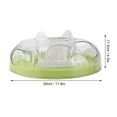 thumbnail image 6 of BIMZUC Pet Maze Slow Food Toy Interactive Puzzle Feeder for Cats and Dogs, Detachable Plastic Treat Dispenser Bowl for Digestion, Blue (11.8 inches / 30 cm), 6 of 9