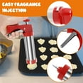 thumbnail image 4 of Wekvgz Cookie Press Stainless Steel Cookie Press for Baking Multipurpose Cookie Press Kit Featuring 8 Cookie Discs and 7 Icing Tips for Making and Decorating Cookies Biscuit, 4 of 10