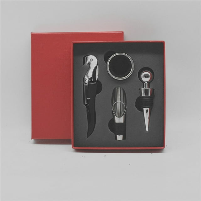 Wine Opener Set,Wine Opener Set Rustproof Handle Corkscrew Kit Wine Corkscrew Set Luxury Finish