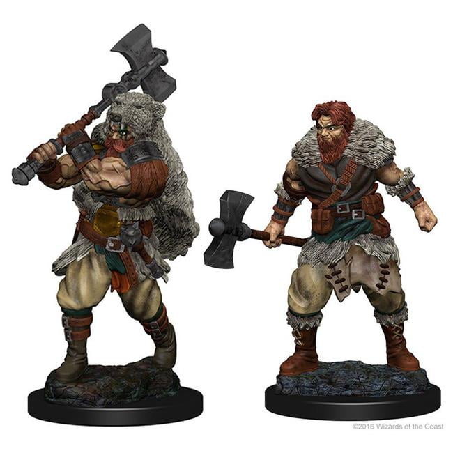 W1 Human Male Barbarian WZK72643 Dungeons & Dragons Unpainted Miniatures