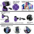 thumbnail image 2 of 27 PCs Women's Car Accessories Set - Bling Steering Wheel Covers, License Plate Frame, Phone Holder, Coasters (Purple Violet Diamond), 2 of 14